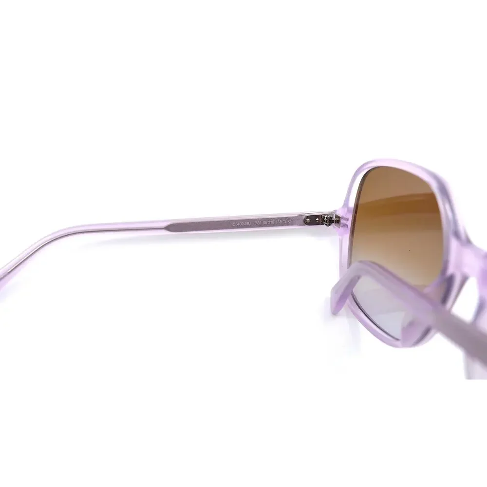 NEW CELINE CL40244U LILAC BROWN WOMEN'S SUNGLASSES AUTHENTIC - Picture 11 of 12